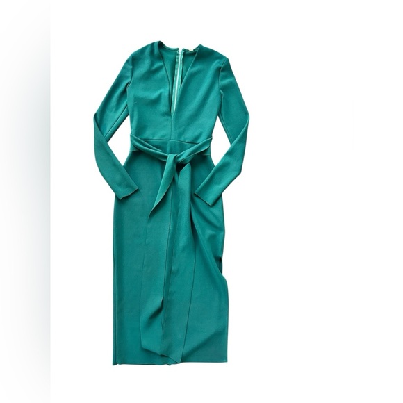 Revolve Bec & Bridge Emerald Green Tasha Midi Dress US size 4 - Picture 6 of 13
